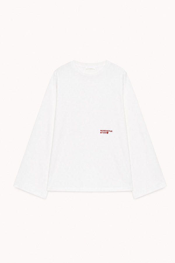 Maglia long sleeve spalline LUMINA