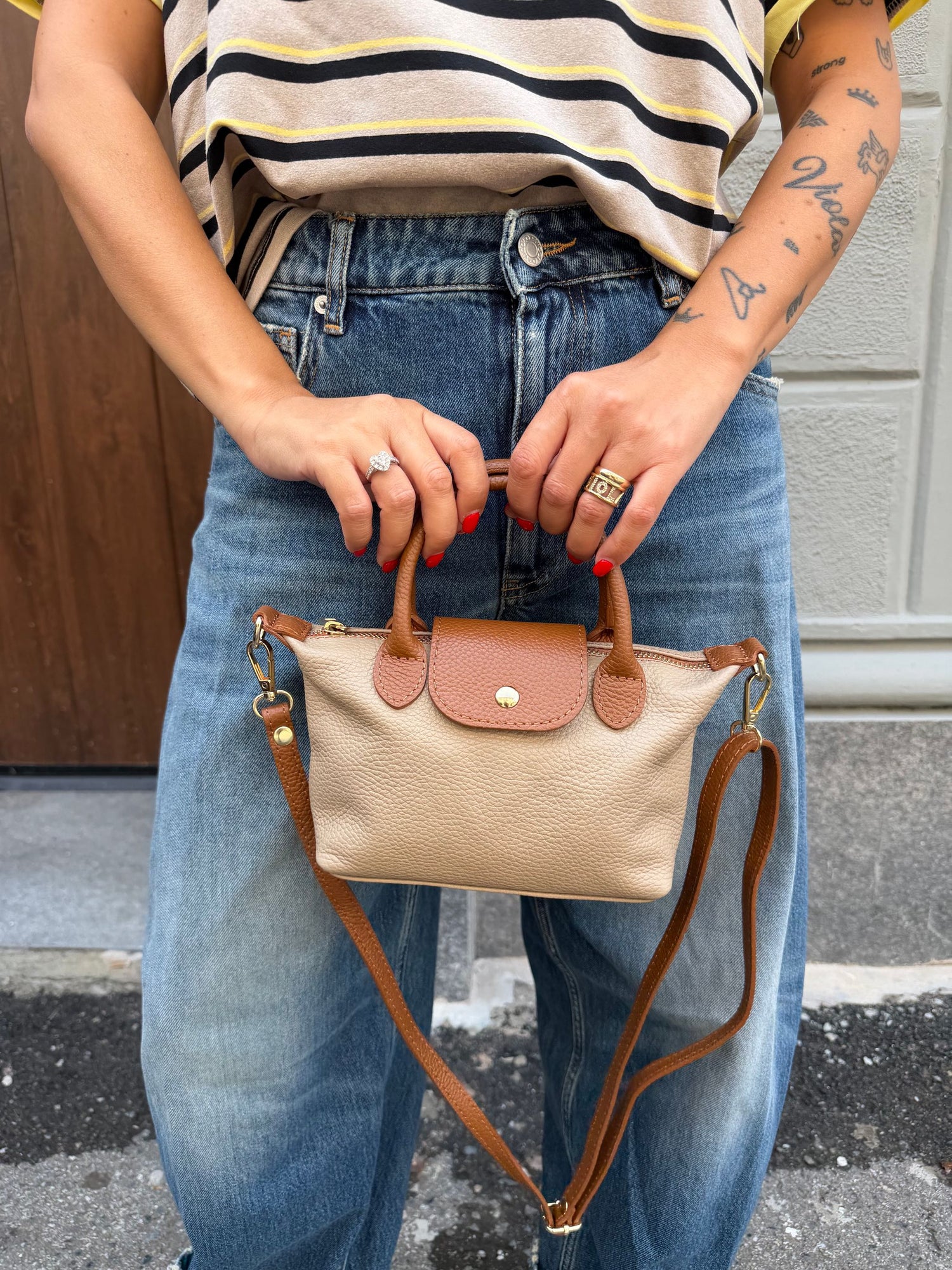 Borsa pelle Romy LIP