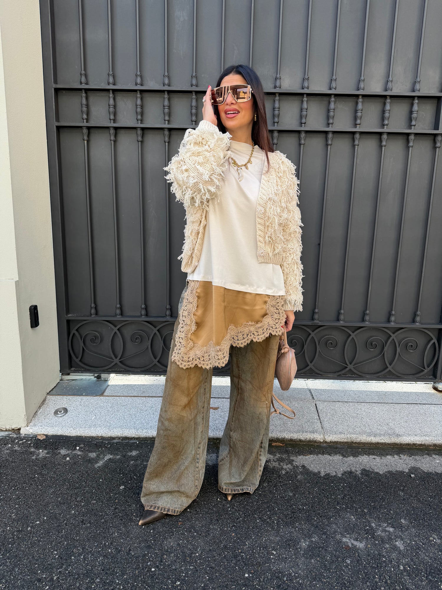 Cardigan frange HAVE ONE