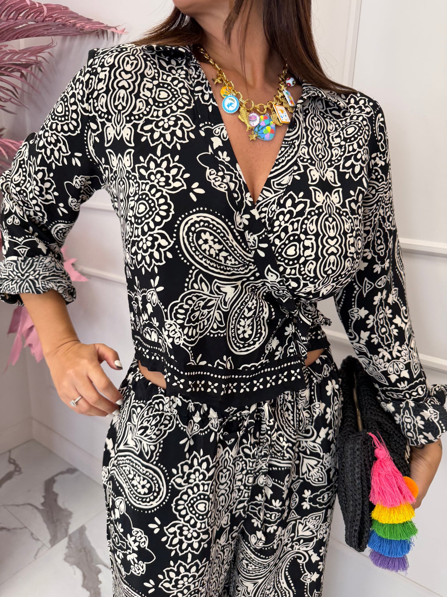 Blusa a incrocio “Emza” ONLY