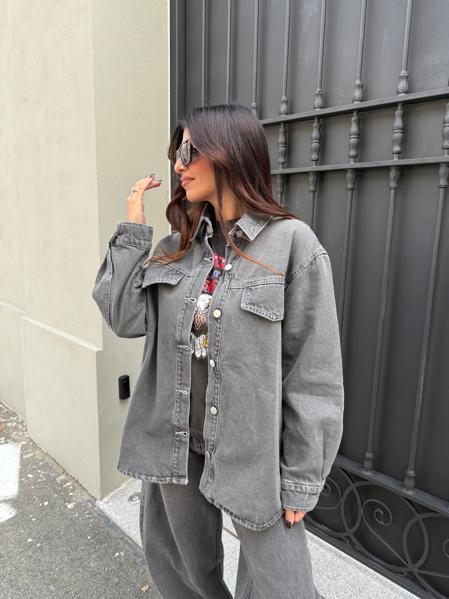 Camicia denim coordinato “Carlotta” D68 JEANS