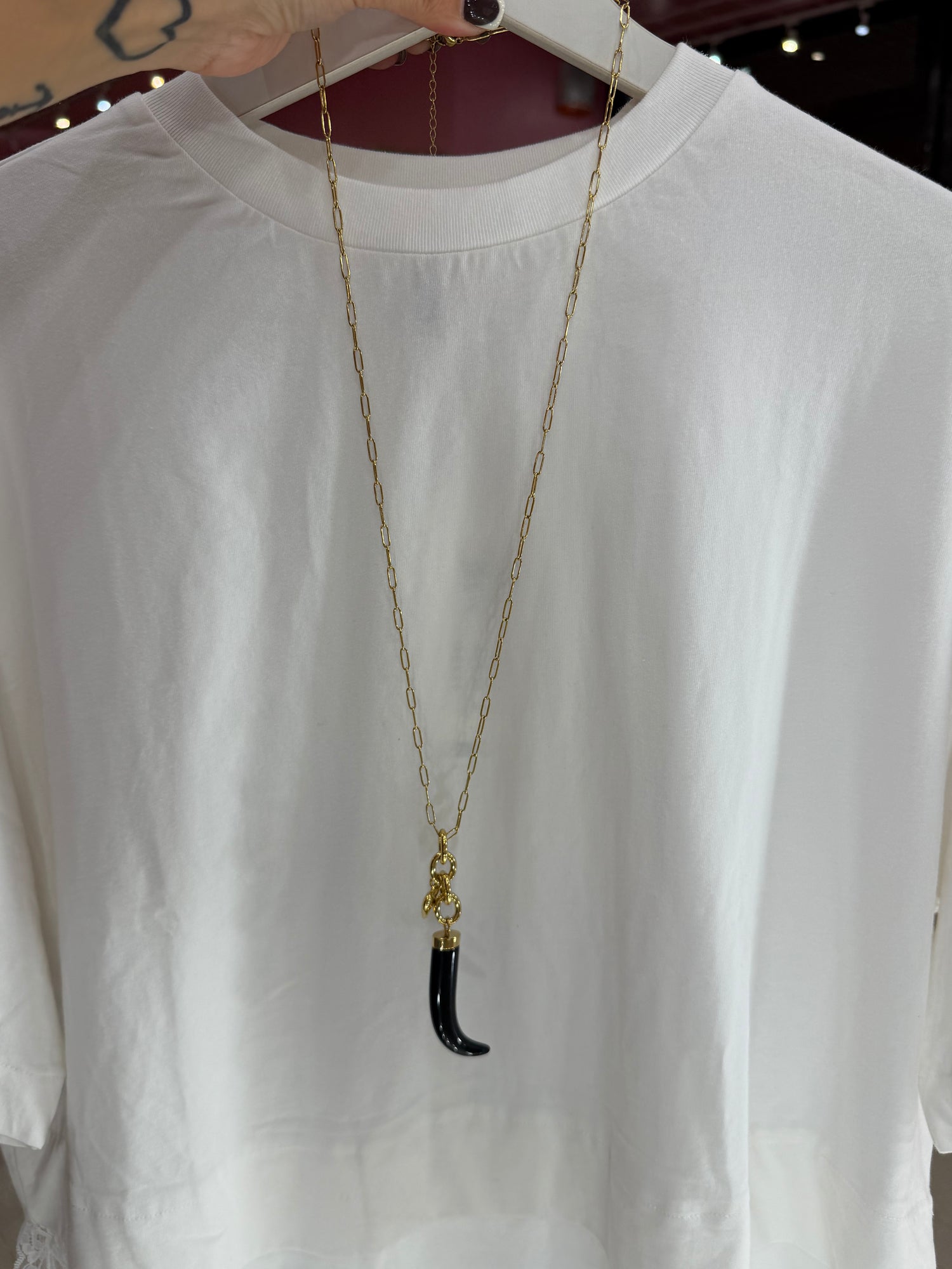 Collana lunga “Corno” LIP