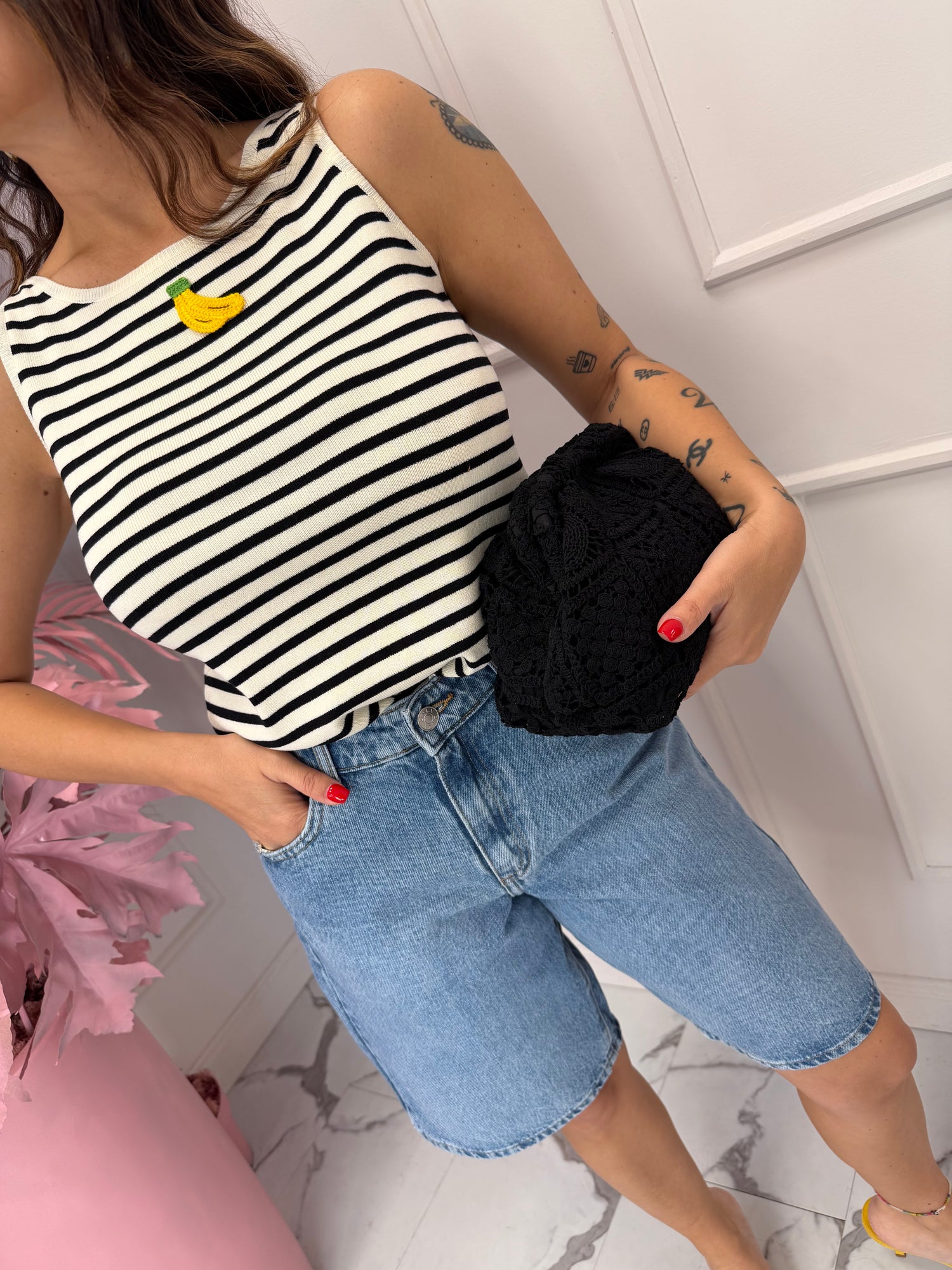 Canotta in maglia “Banana” COMPANIA FANTASTICA