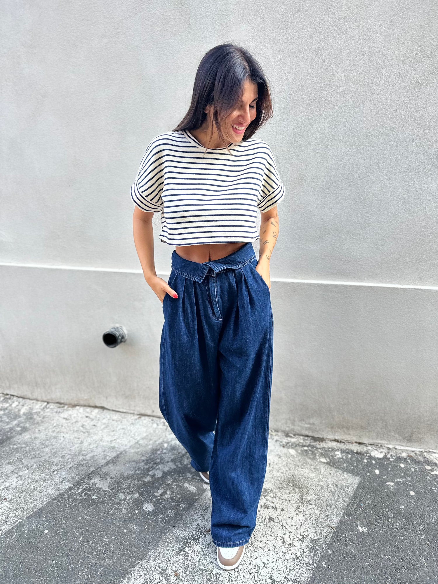 Jeans risvolto LUMINA