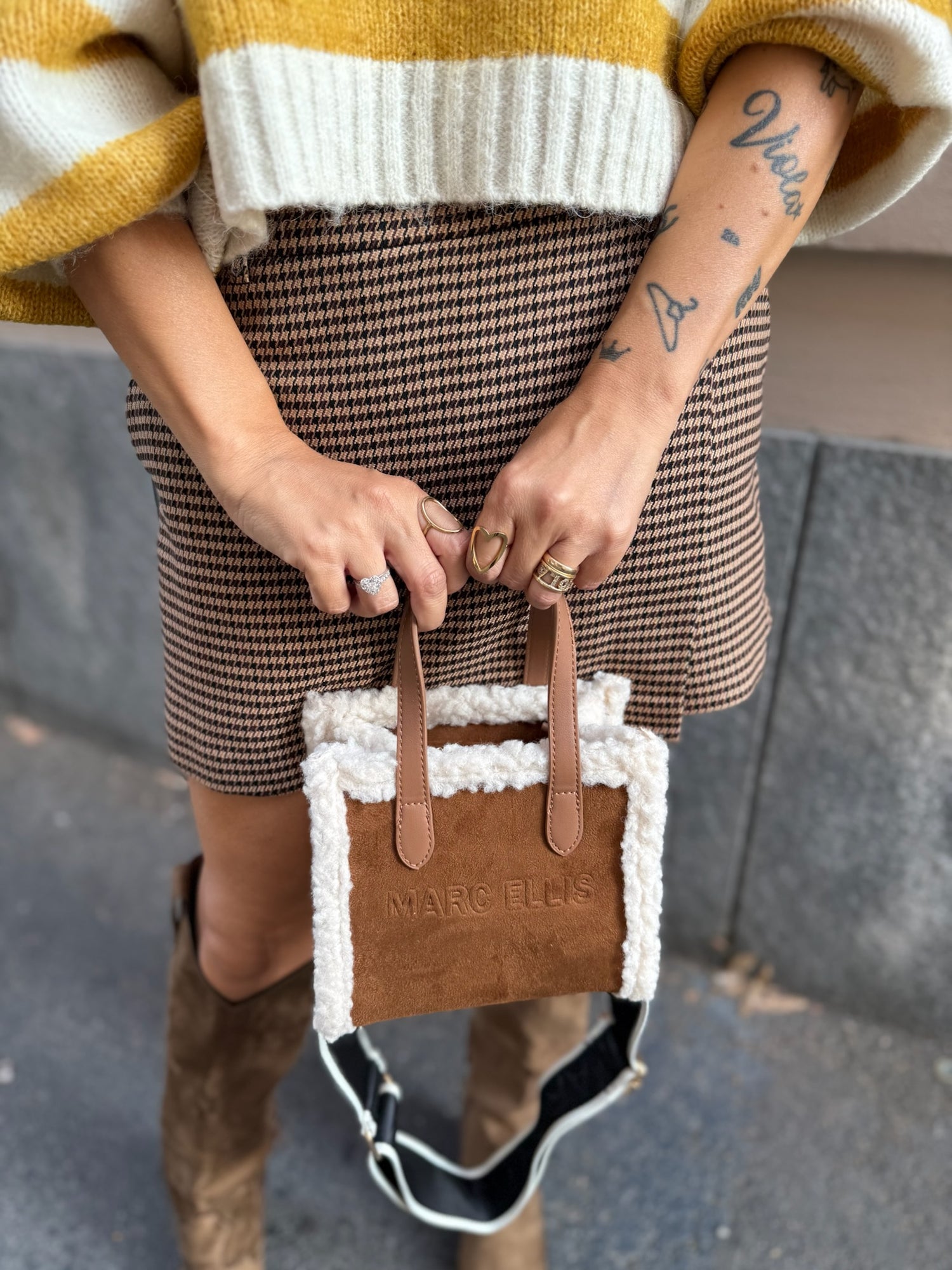 Borsa “Buby Suede S” MARC ELLIS