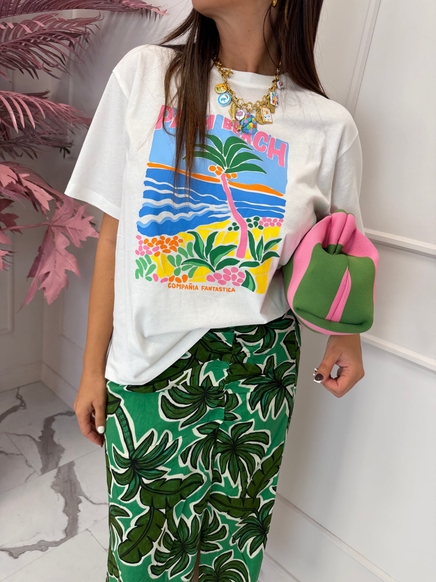 T-shirt “Palm Beach” COMPANIA FANTASTICA