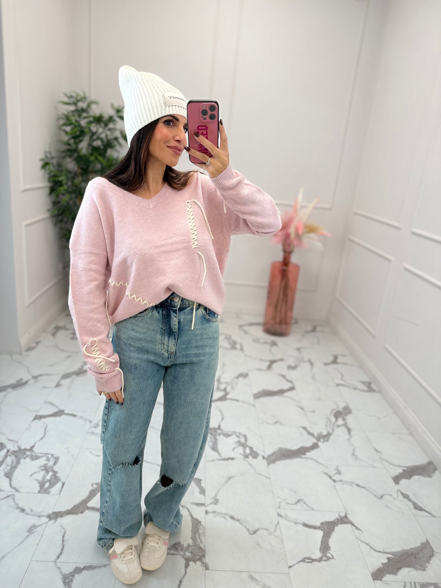 Maglioncino a V “Lacci” LIP