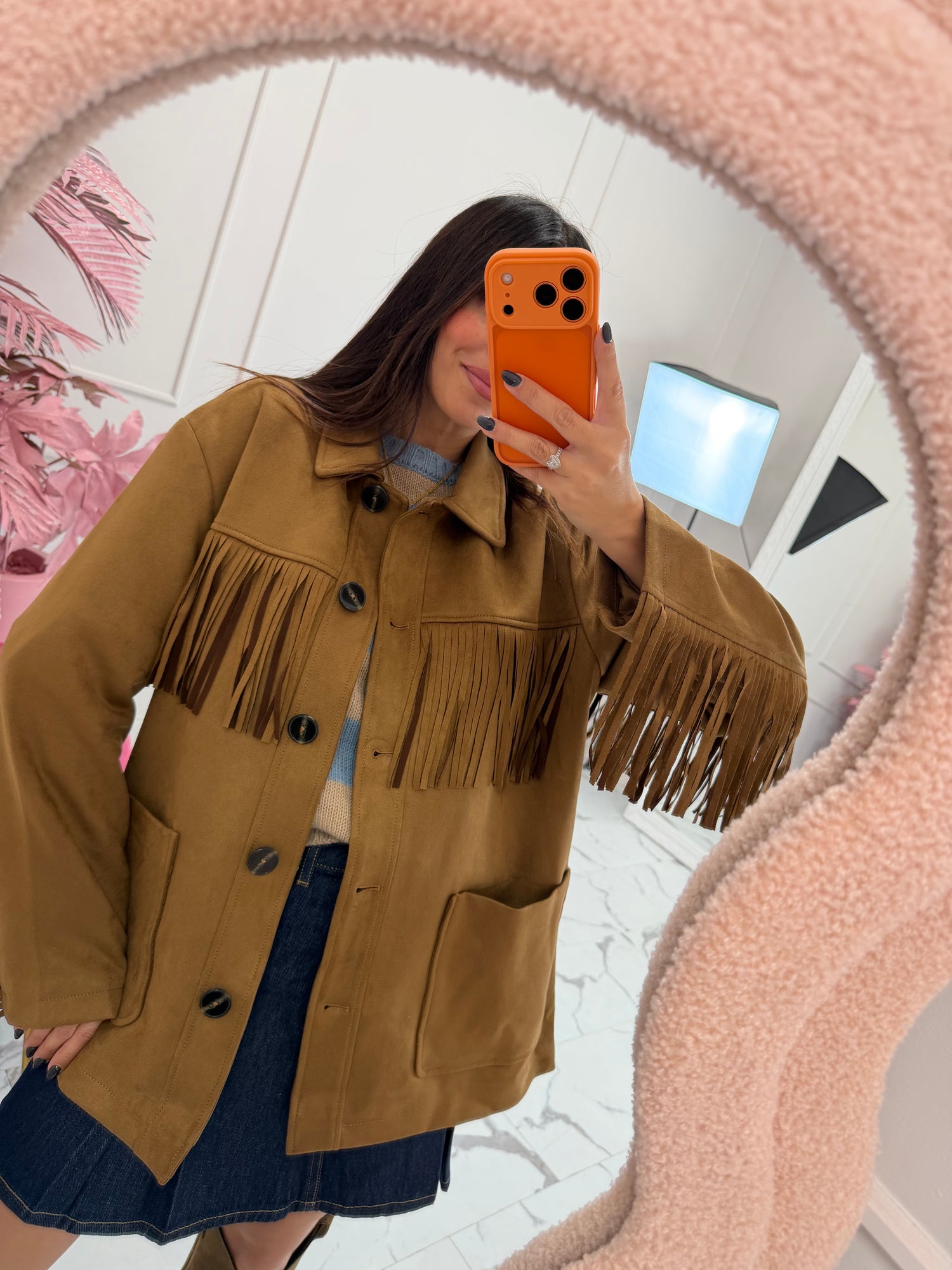 Giacca con frange “Willa” ONLY