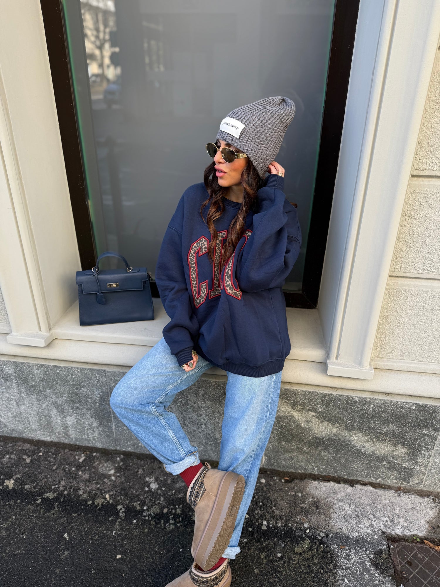 Jeans mom “Lisbon medium blue” JJXX