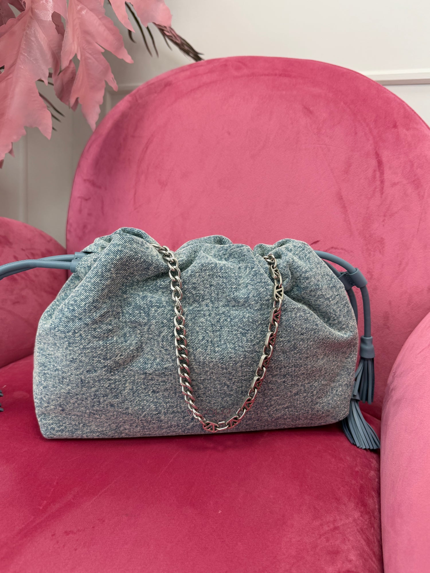 Borsa “Tassel Small Denim” VICOLO