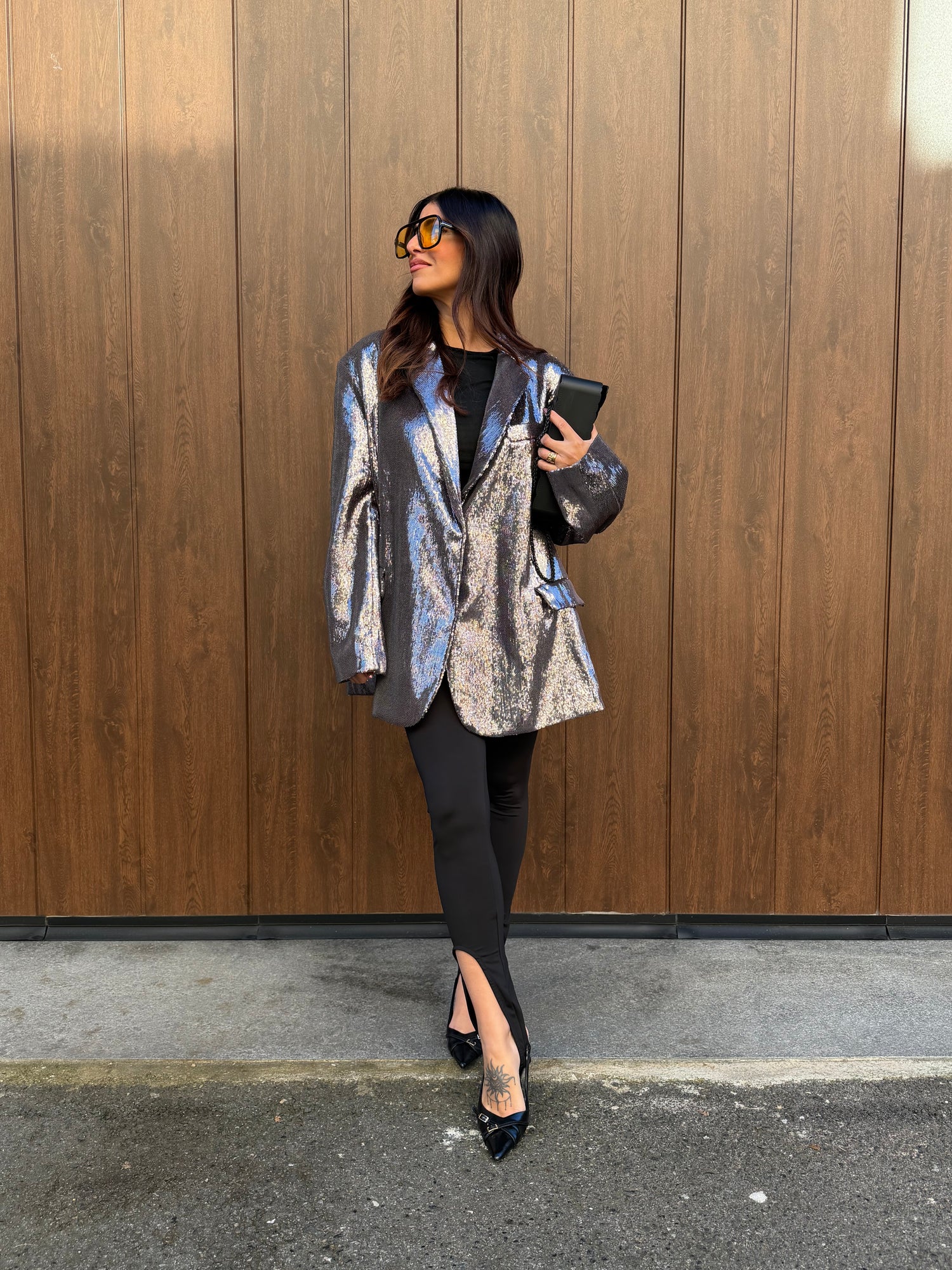 Blazer over “Micro paillettes” LUMINA