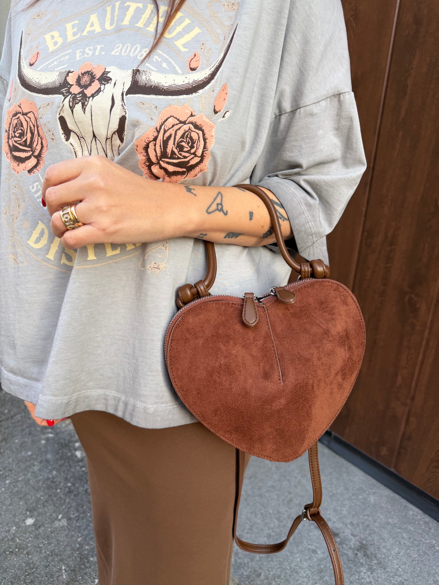 Borsa suede “Little Heart” LIP