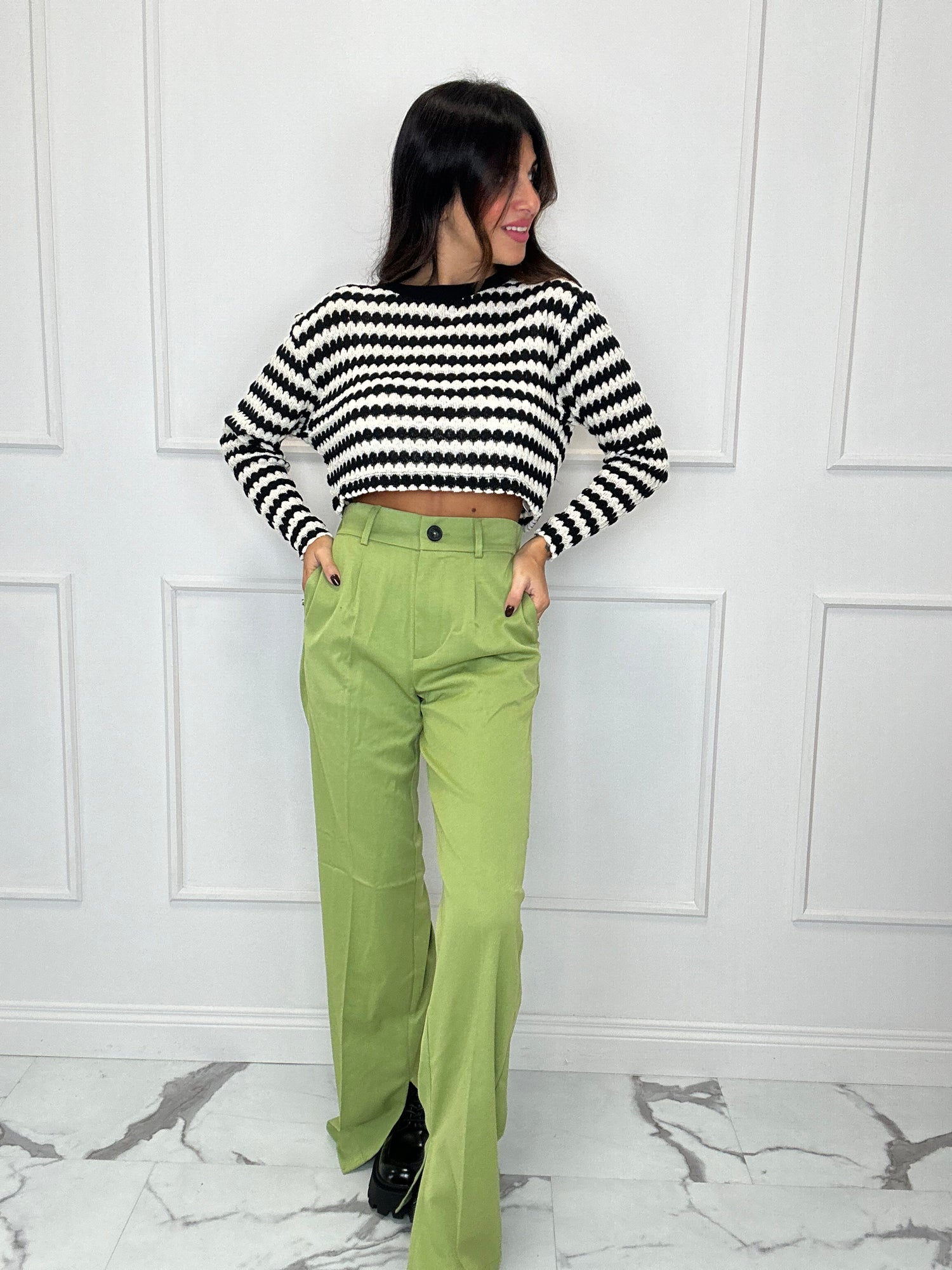 Pantalone “Classic” spacco 24COLOURS