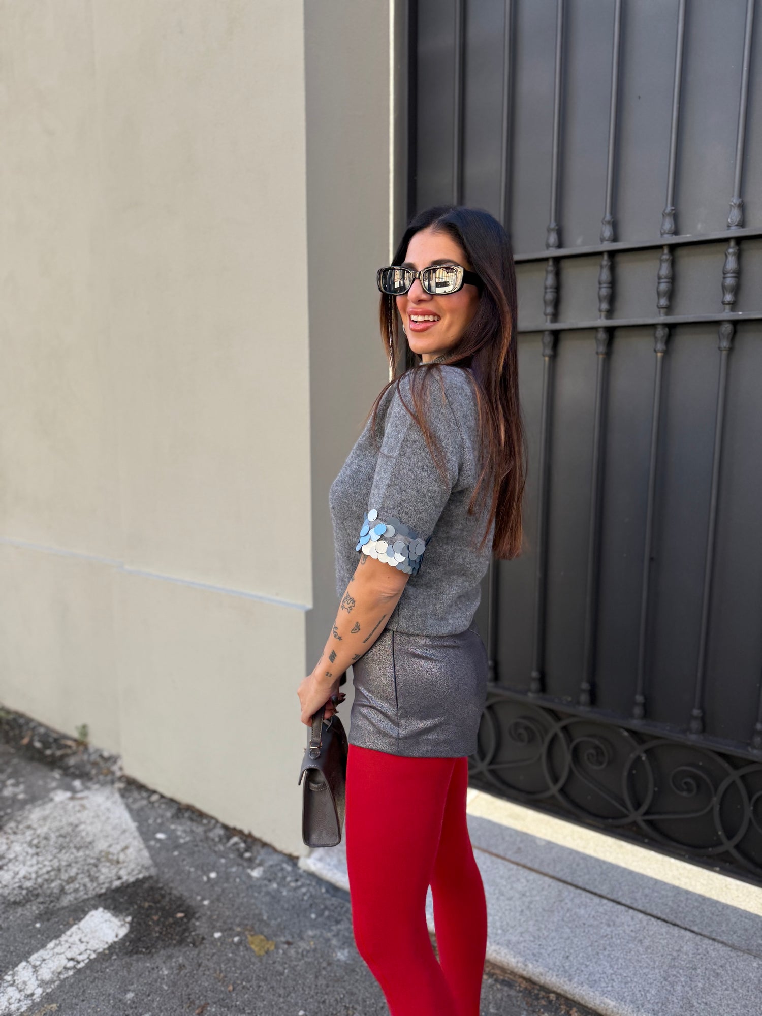 Shorts culotte “Lame’” HAVE ONE