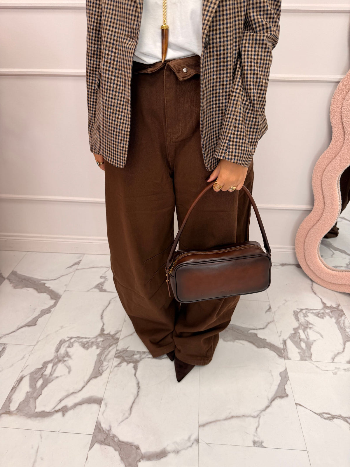 Borsa a spalla Trunk vintage VICOLO
