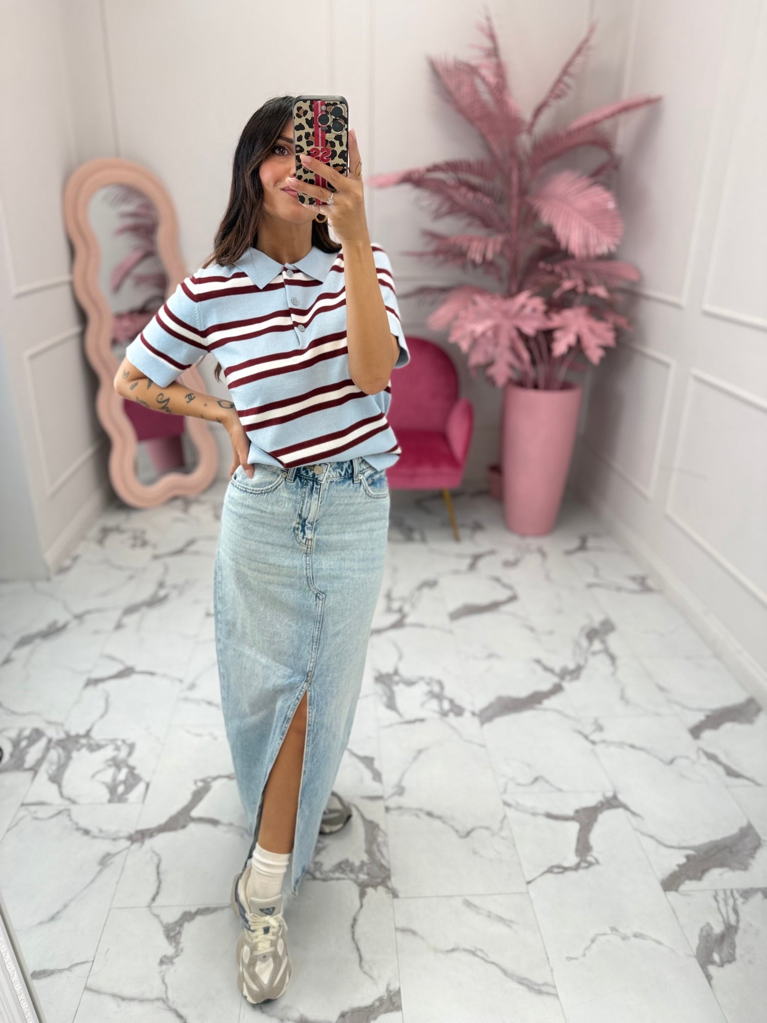 Gonna denim “Laura” JJXX