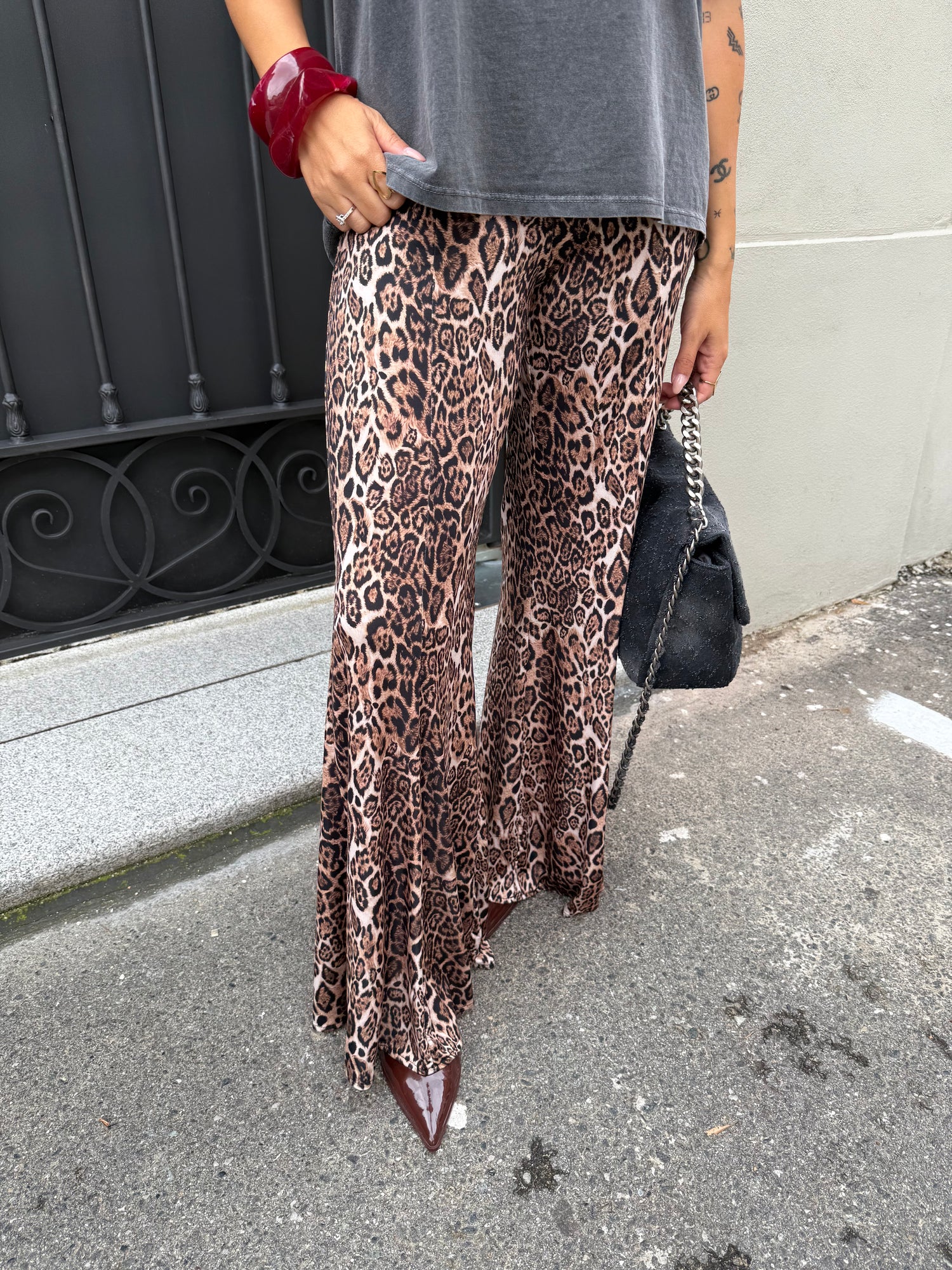 Pantalone a zampa “Maculato” HAVE ONE