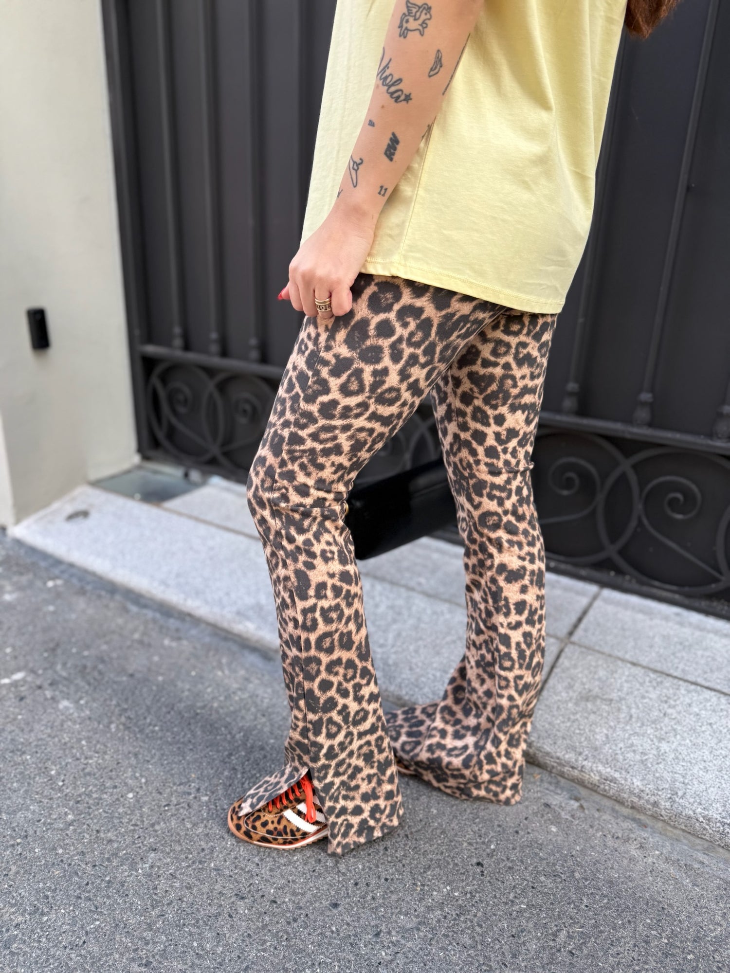 Pantalone Leopard zampa “Nancy” JJXX