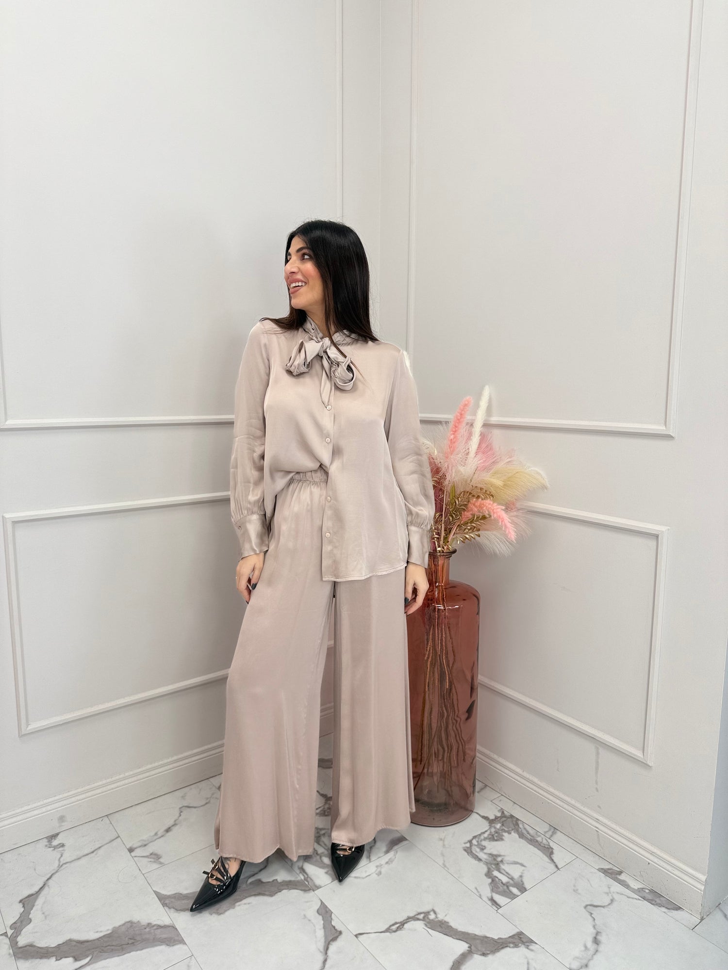 Camicia fiocco “Raso” HAVE ONE