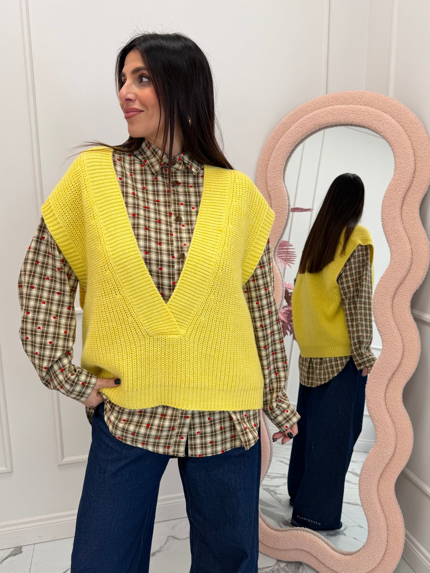 Gilet in maglia “Cara” LUMINA