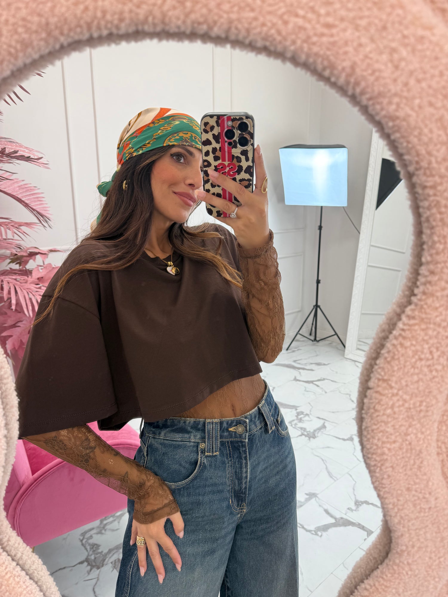 T-shirt crop body “Lace” HAVE ONE