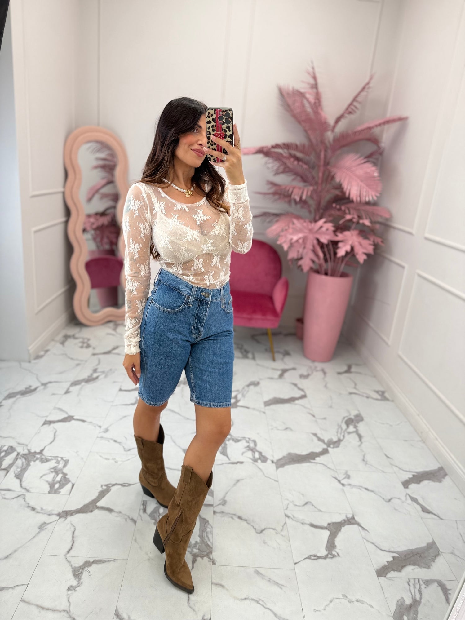 Maglia a manica lunga “Lace” IMPERIAL