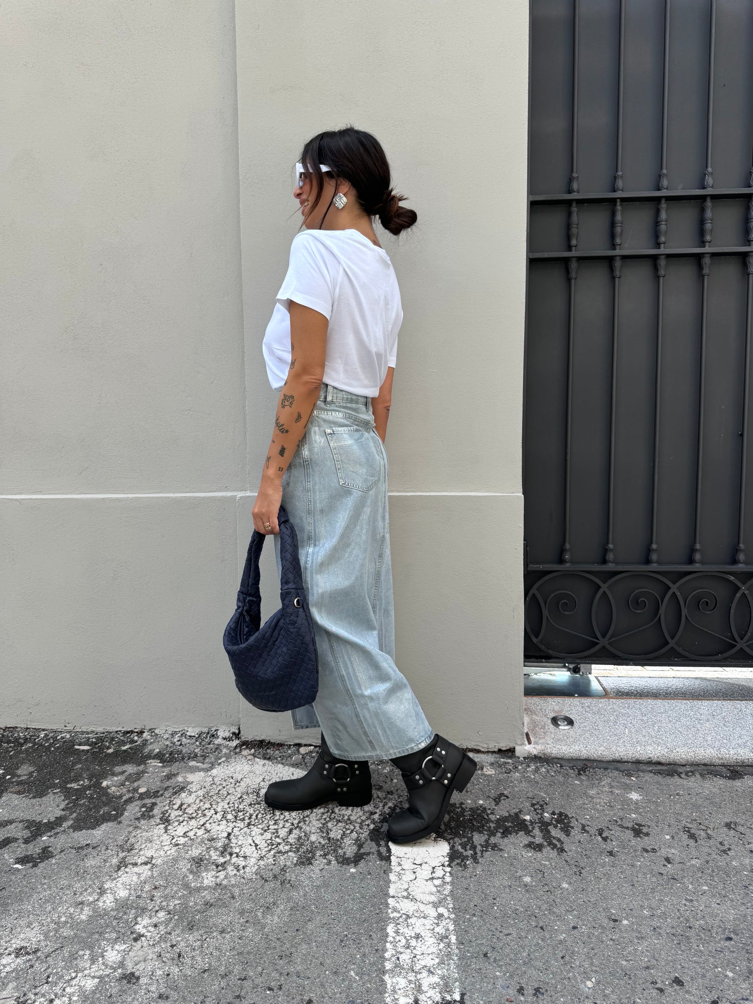 Gonna longuette “Silver” GLAMOROUS