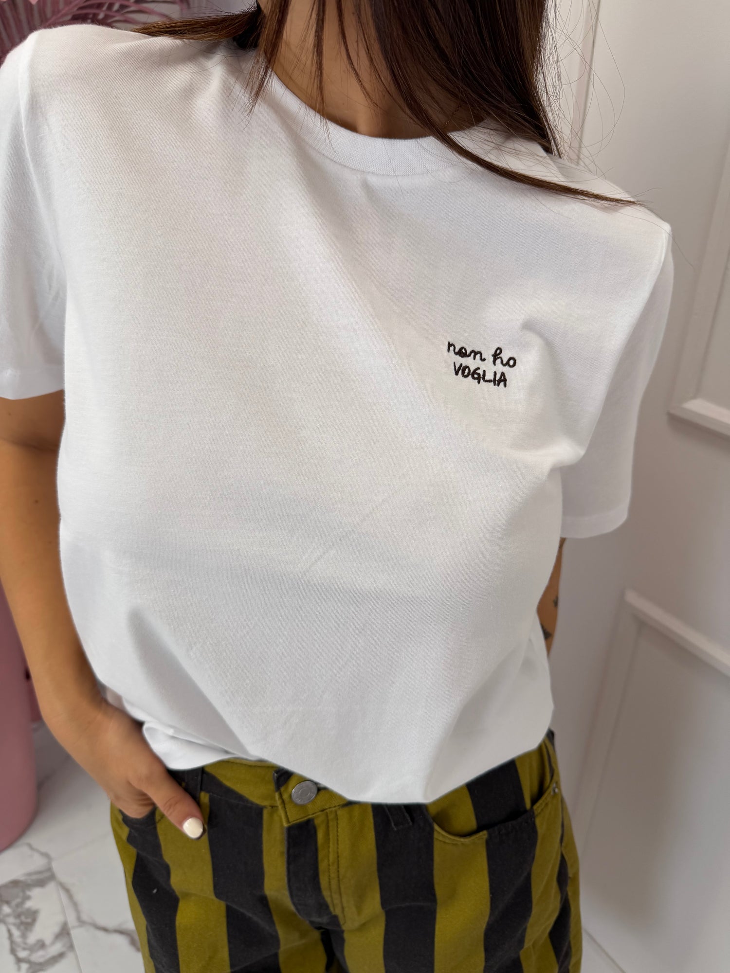 T-shirt Adelina “non ho VOGLIA ONLY