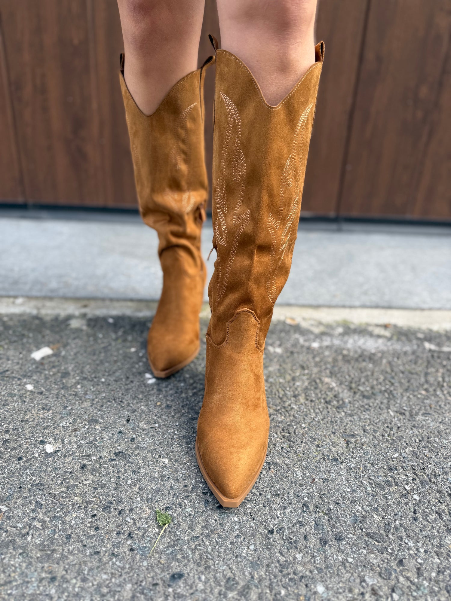 Texano in suede lavorato LIP