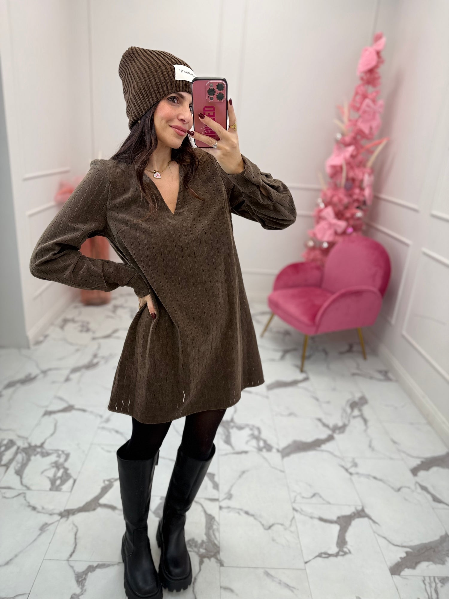 Abito velluto LUMINA