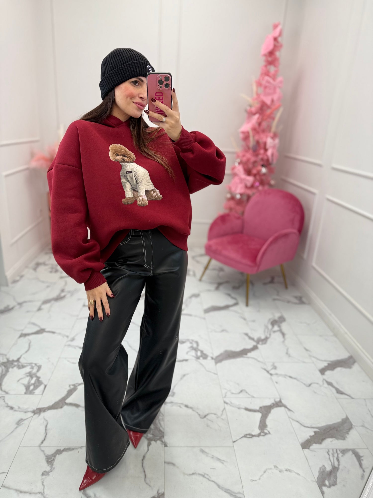 Pantalone Tokyo “Lila” ecopelle JJXX