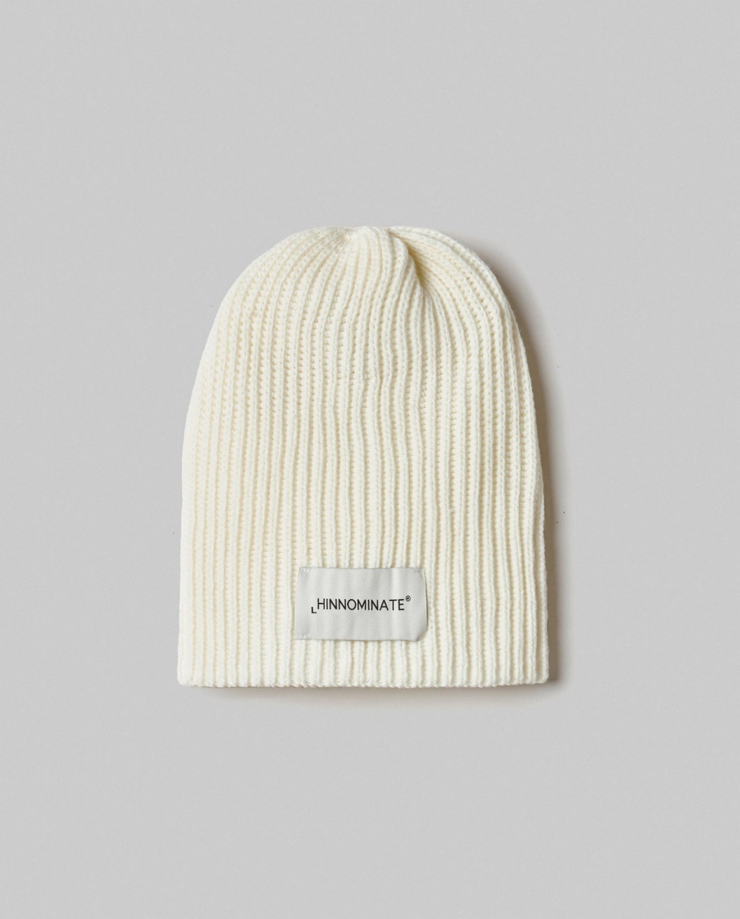 Berretto in costa con logo HINNOMINATE
