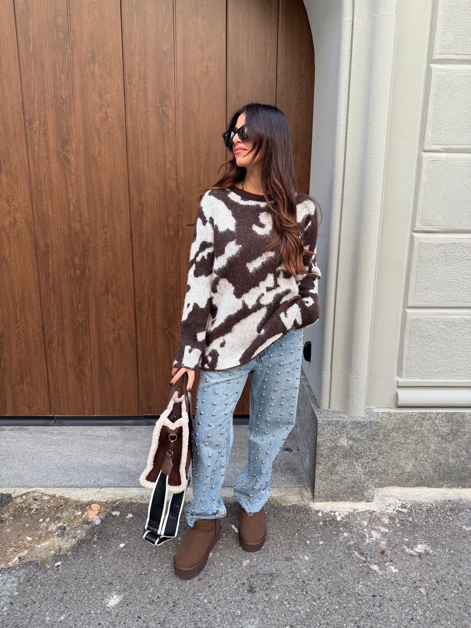 Maglione muccato “Costa” ONLY