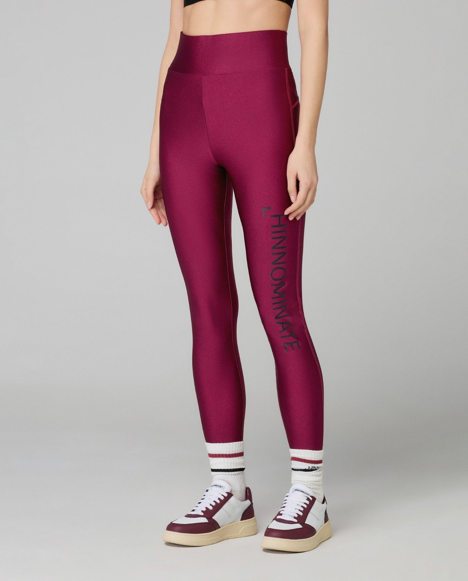 Leggings a vita alta in lycra lucida NEW HINNOMINATE
