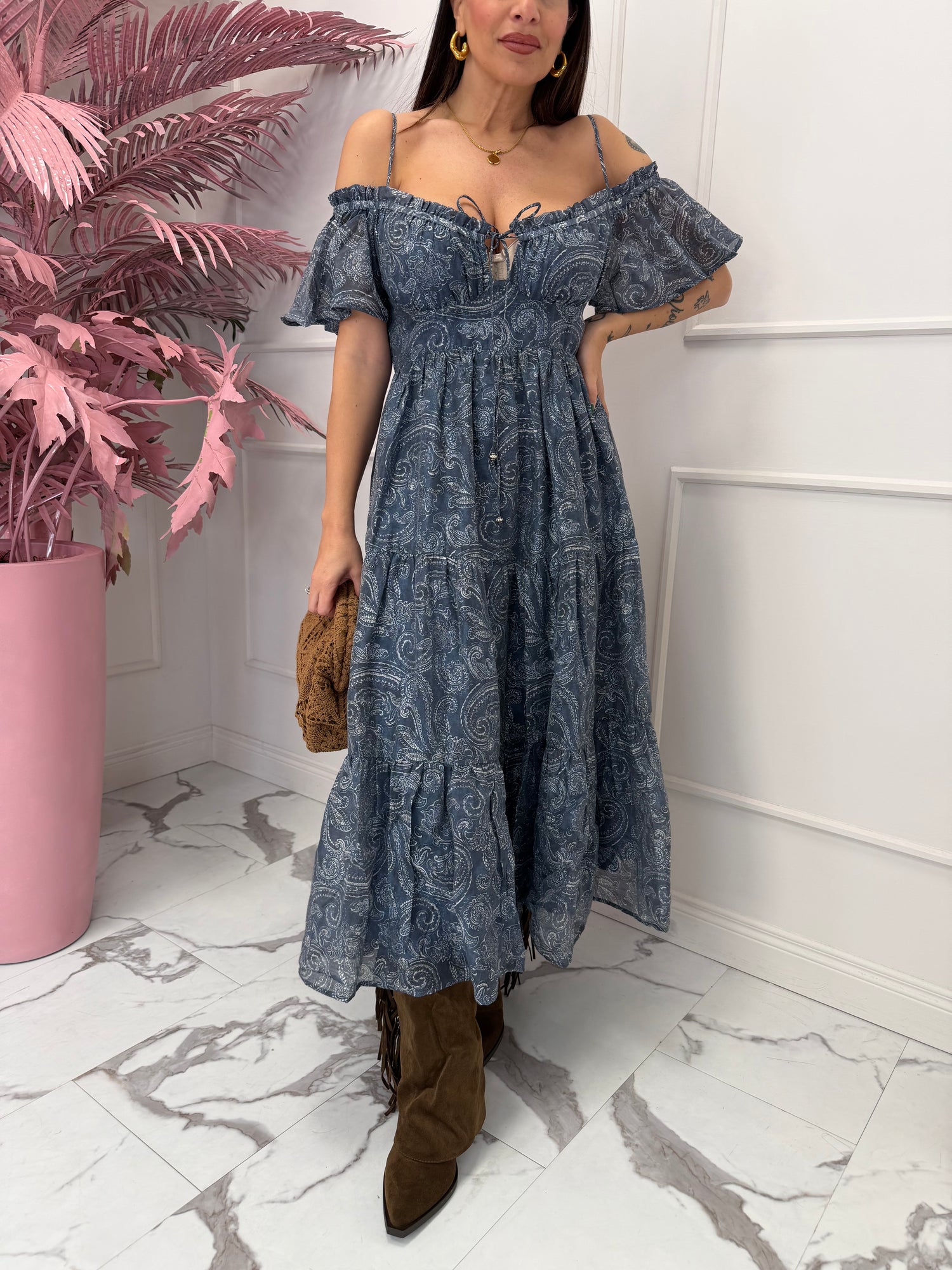 Abito “Anika Blue” GLAMOROUS