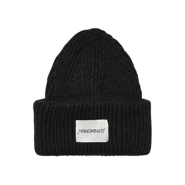Cappello in maglia con logo HINNOMINATE