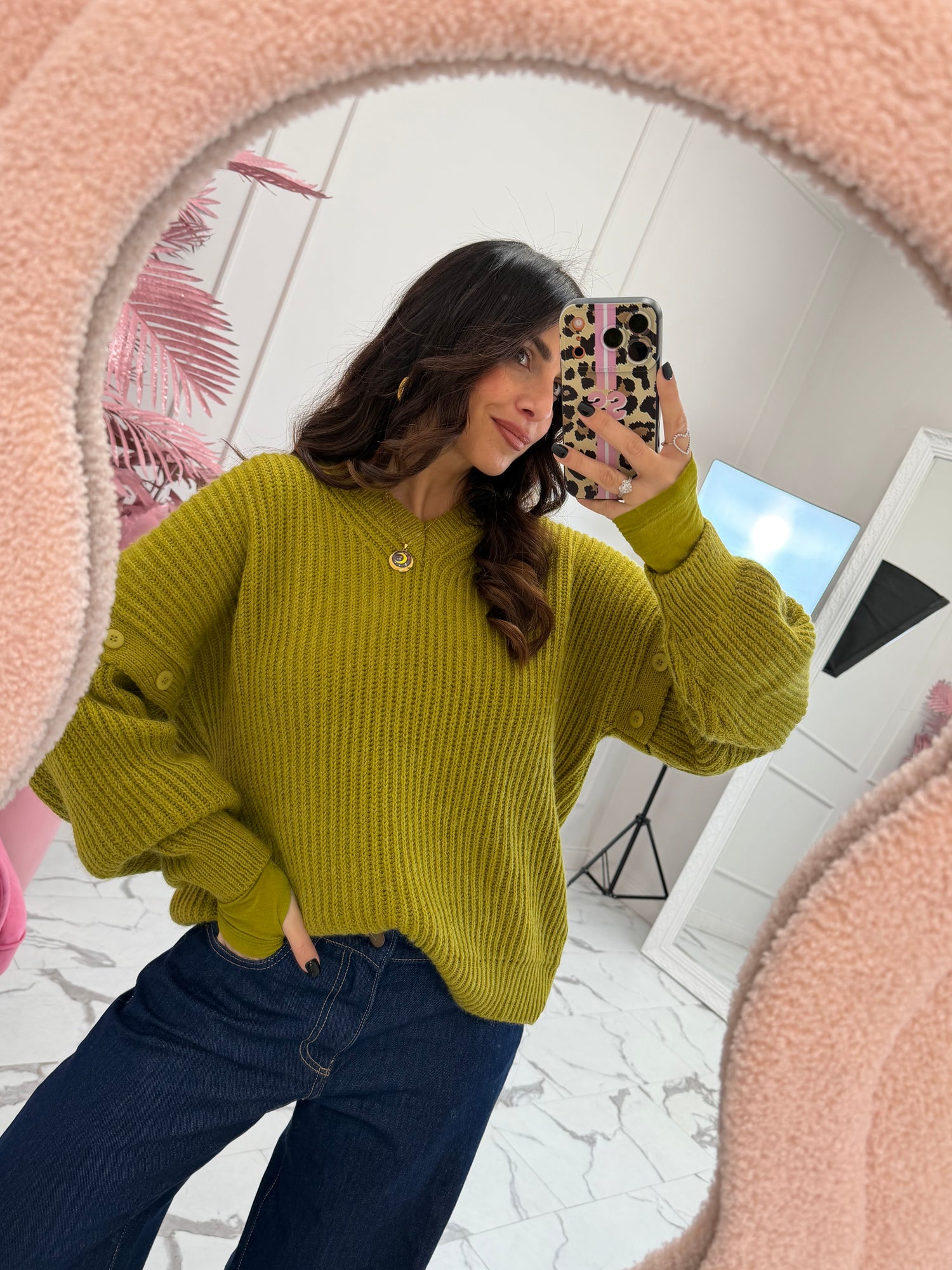 Maglione “Buttons” LUMINA