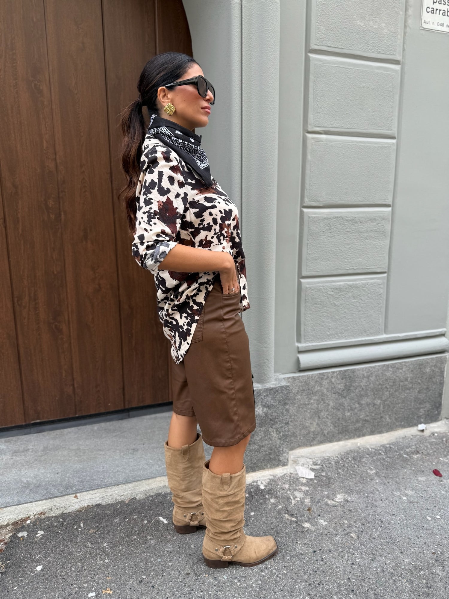 Bermuda in ecopelle “Laura” JJXX