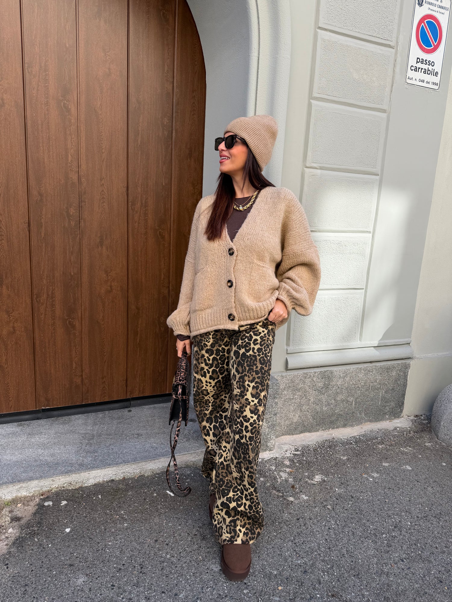 Cardigan in maglia bottoni HAVE ONE