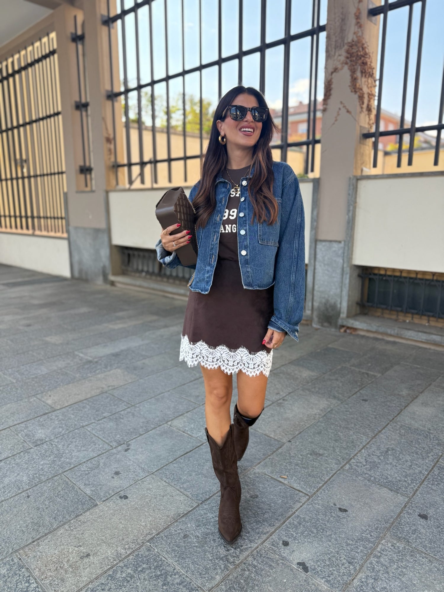 Gonna dainetto fondo pizzo HAVE ONE