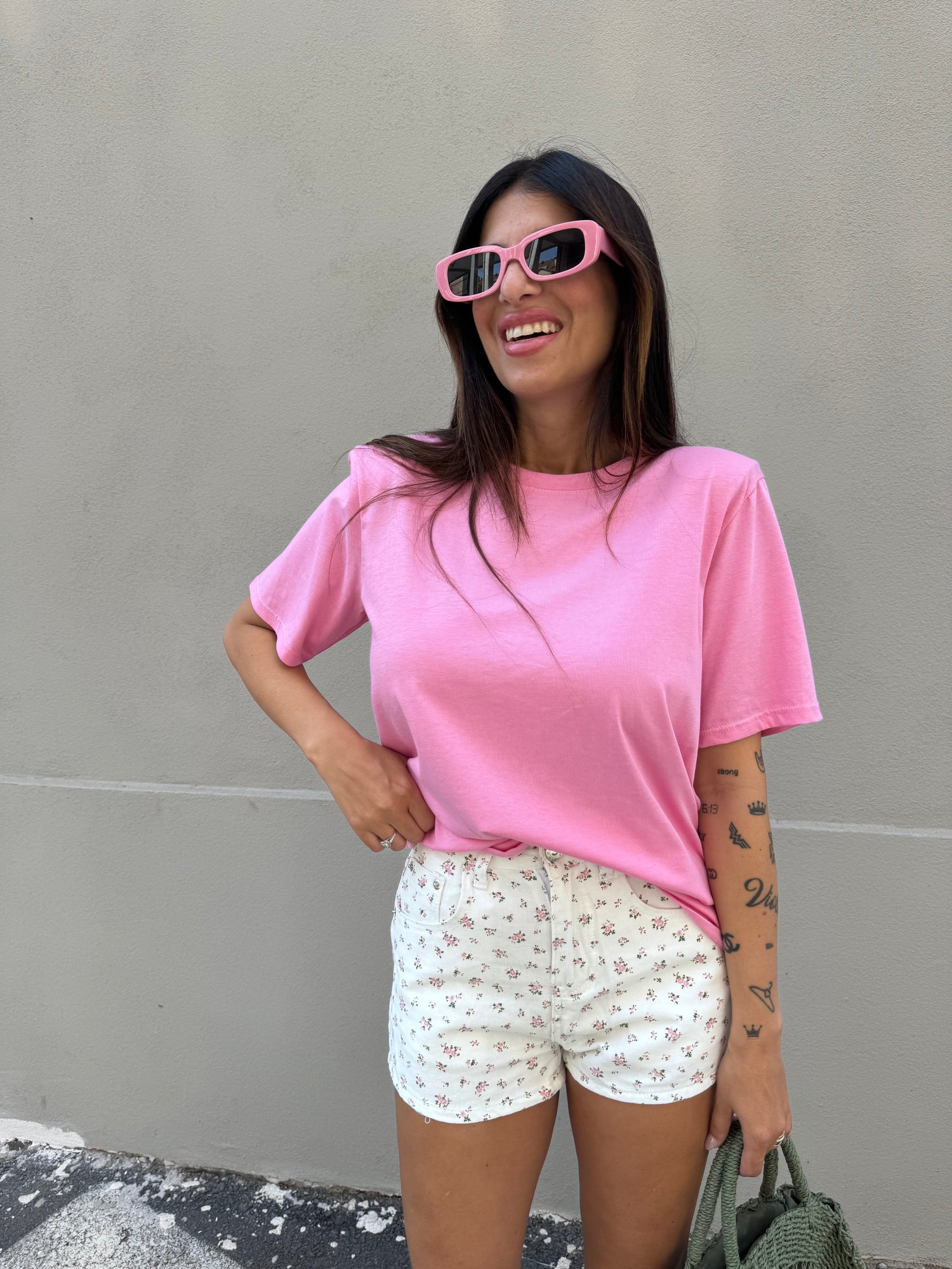 Shorts Denim “Flowers” MONIQUE