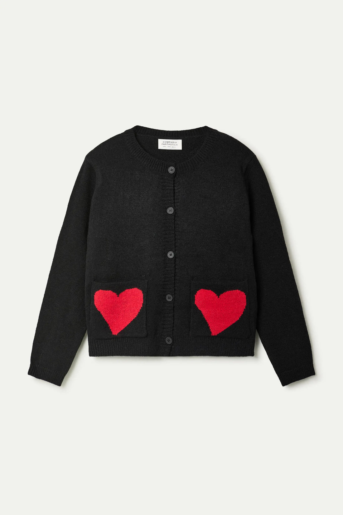 Cardigan “Double heart” COMPANIA FANTASTICA