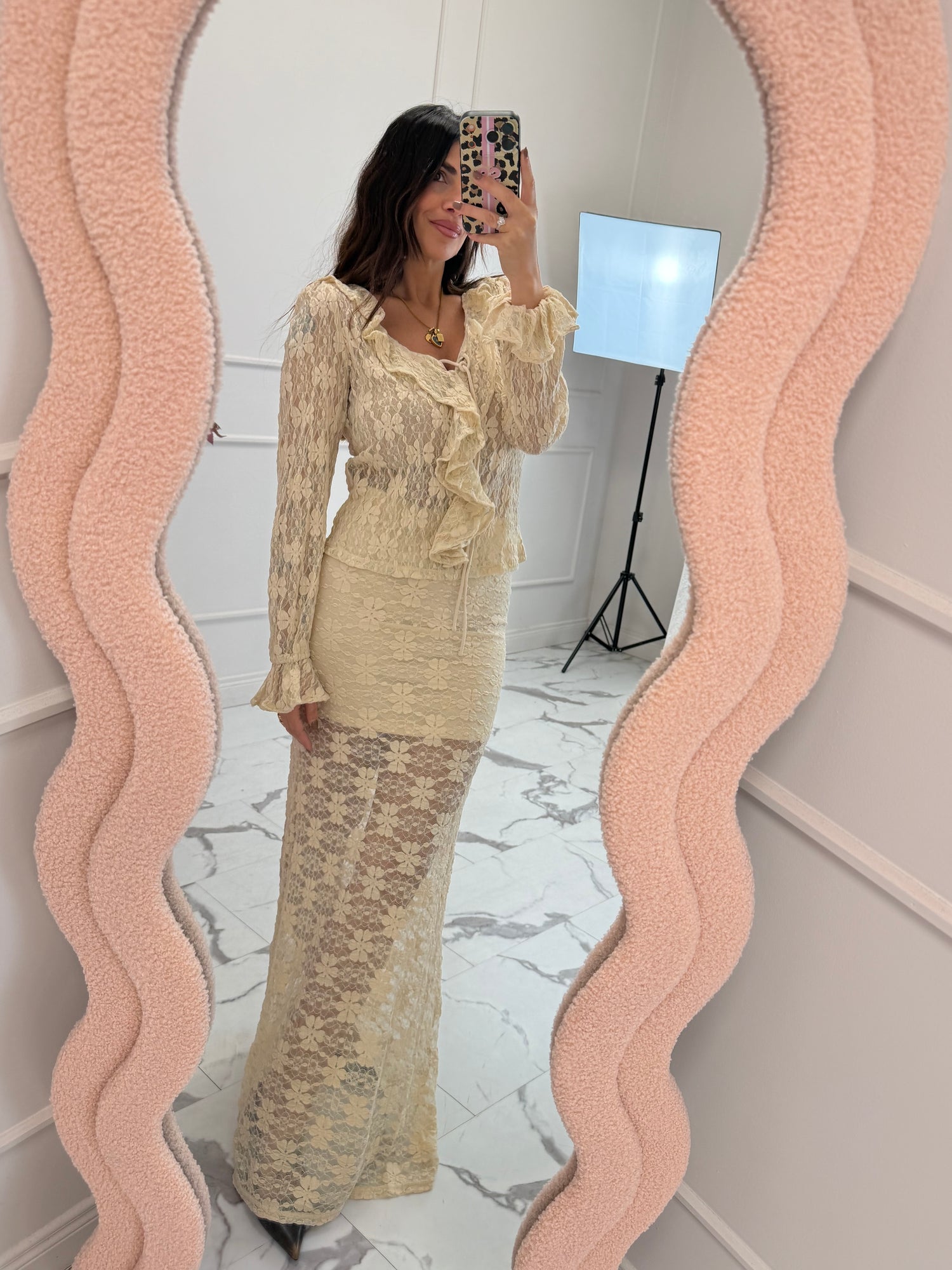 Top in pizzo “Pearlina” ONLY