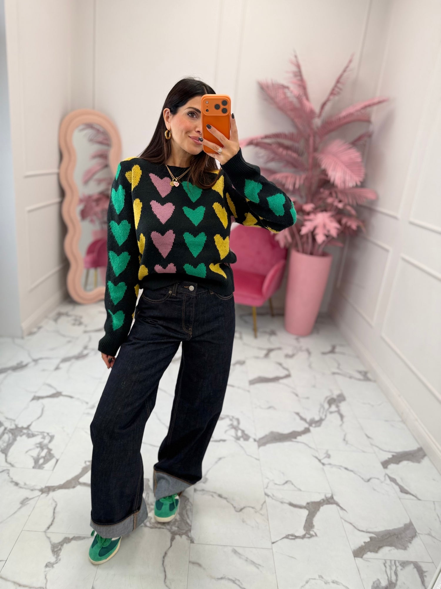 Maglione “Multicolor heart” COMPANIA FANTASTICA