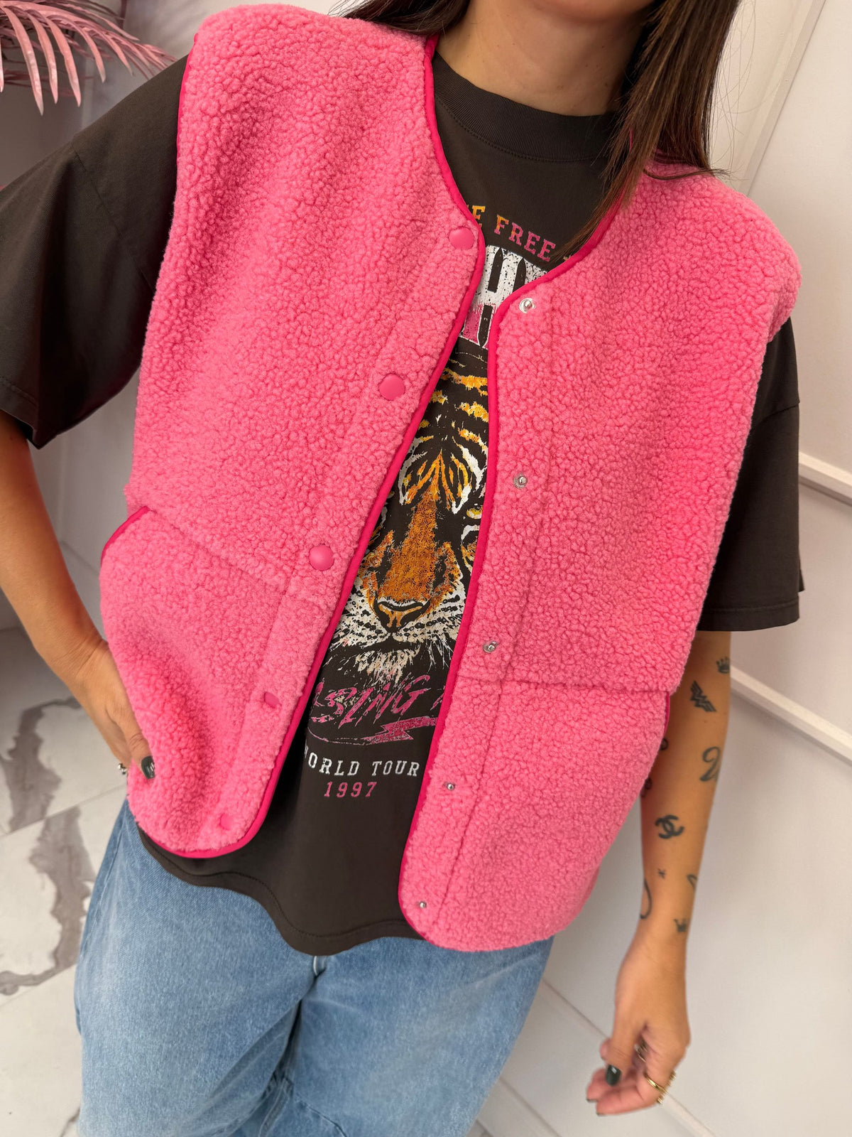 Gilet teddy Vera JJXX