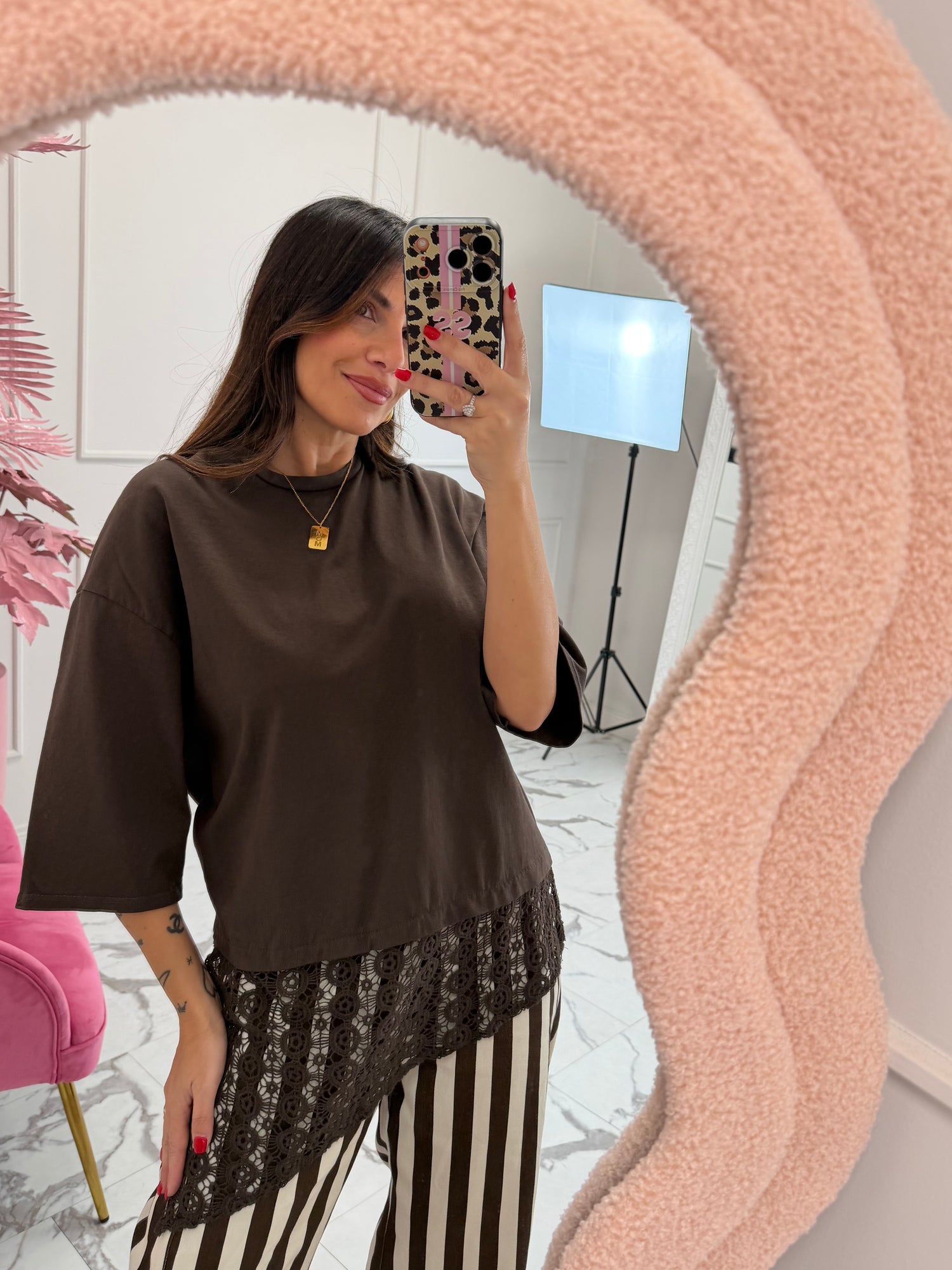 T-shirt over “crochet” LIP