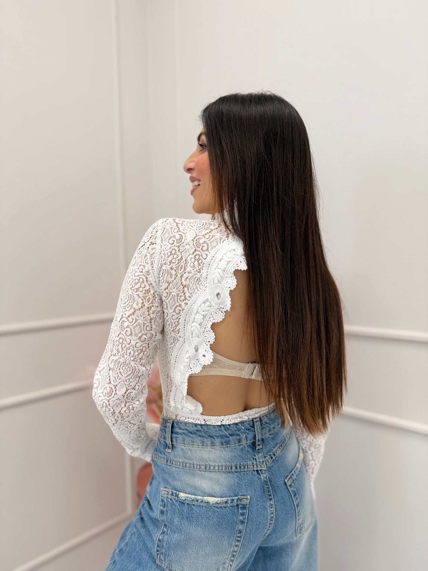 Body in pizzo oblò HAVE ONE