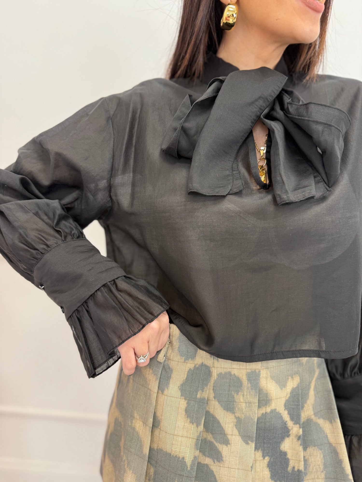 Blusa crop fiocco HAVE ONE