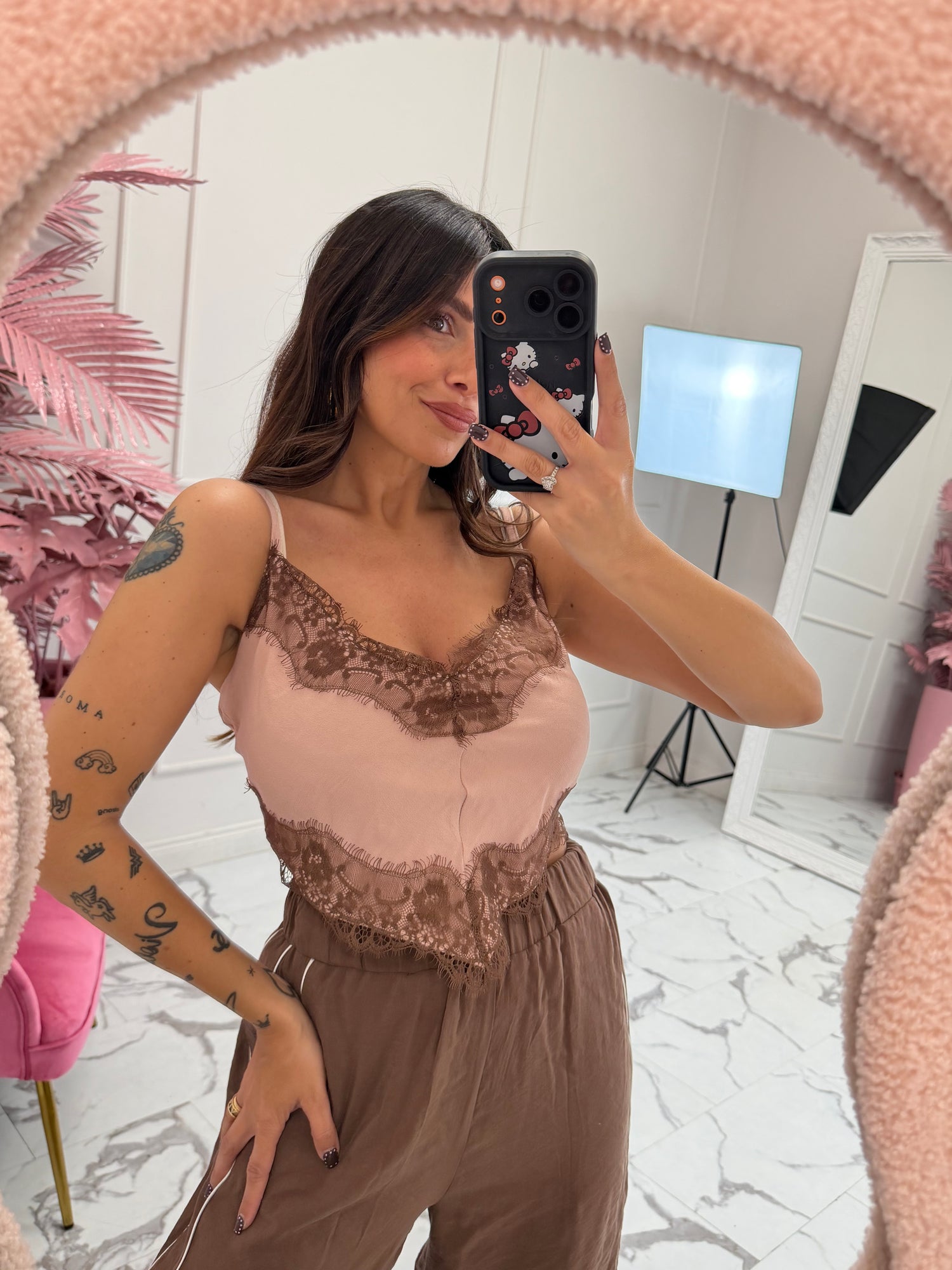 Top con pizzo coordinato “Clarissa” HAVE ONE