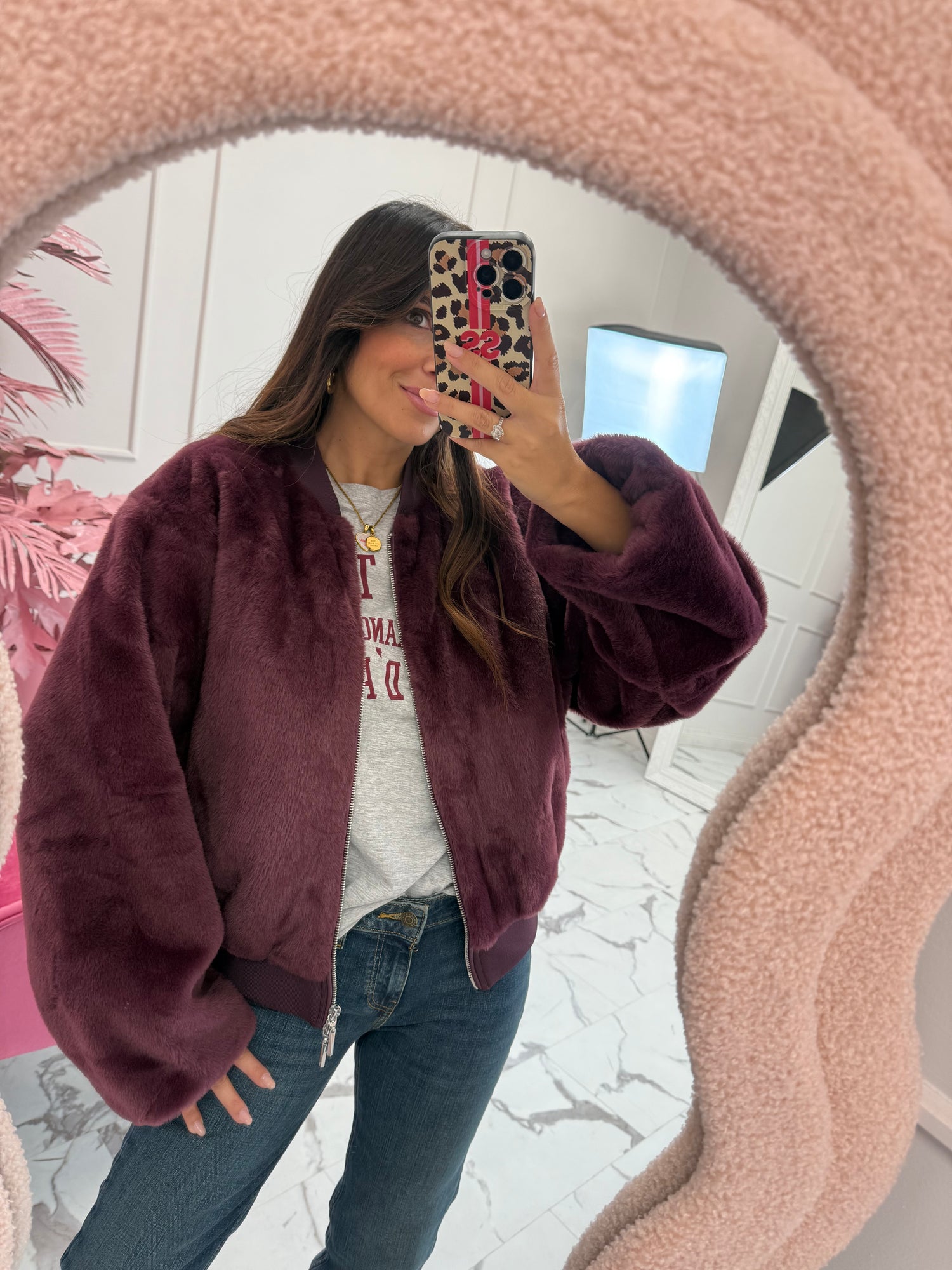 Bomber pelliccia “Dana” ONLY